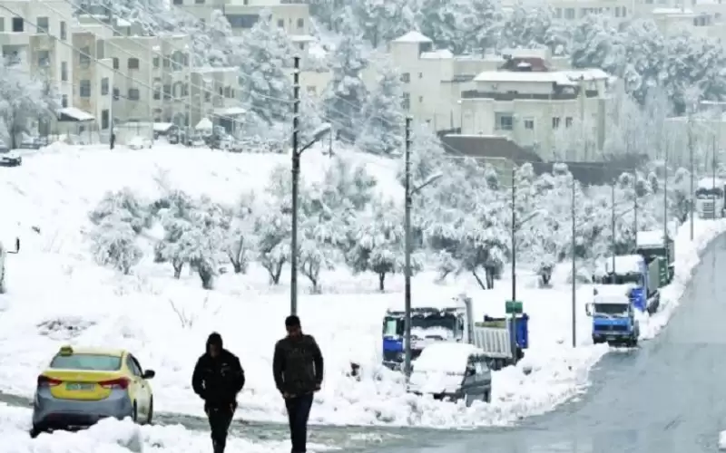 زخات ثلجية فوق مرتفعات الـ 1100