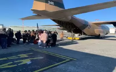 طائرة إجلاء الأردنيين القادمين من أوكرانيا