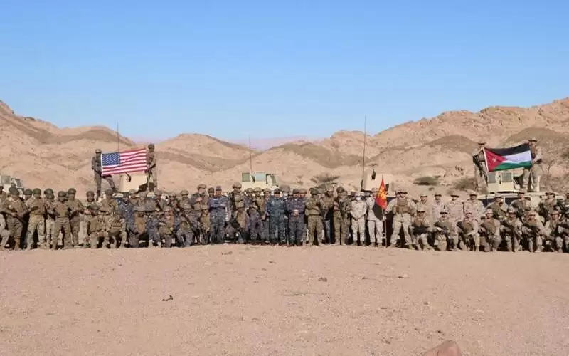 تمرين بحري مشترك بين القوات الأردنية