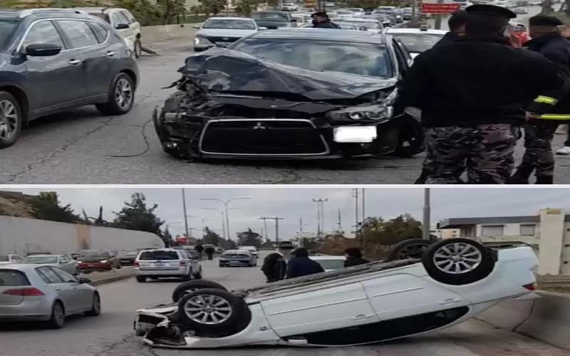 أزمة مرورية خانقة إثر تصادم 3