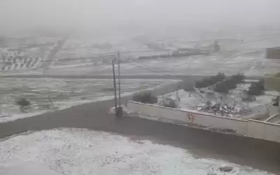 هطول ثلجي على المزار الجنوبي
