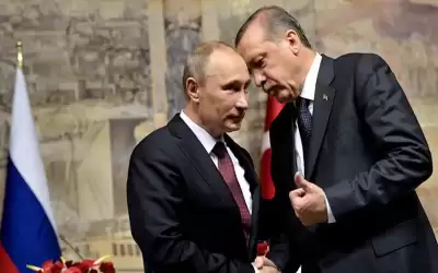 بوتين وأردوغان يبحثان التطورات بأوكرانيا