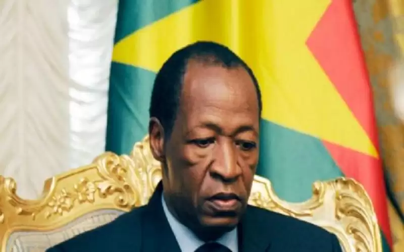 الحكم على رئيس بوركينا فاسو السابق