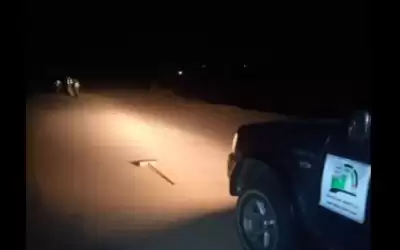 الأشغال تتعامل مع تجمع للرمال على