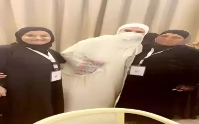 من بعثة العمرة التي سيرتها الملكة..