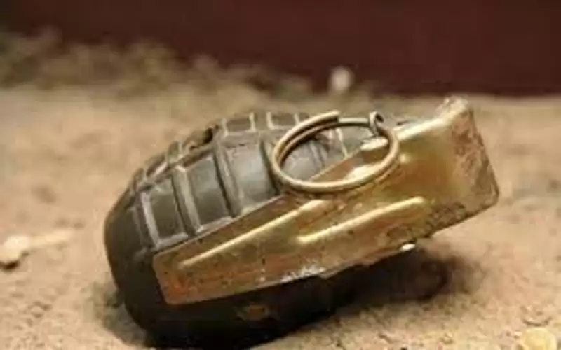 الأمن يتعامل مع قنبلة يدوية قديمة