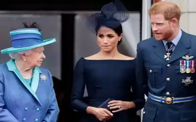 هاري وميغان يزوران الملكة إليزابيث