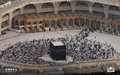 صور للحرم المكي من ارتفاع 1000
