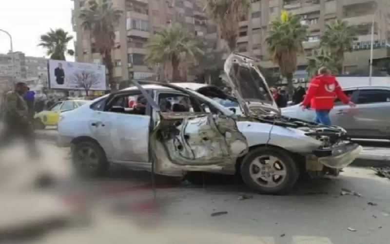 انفجار عبوة ناسفة بسيارة شمال دمشق