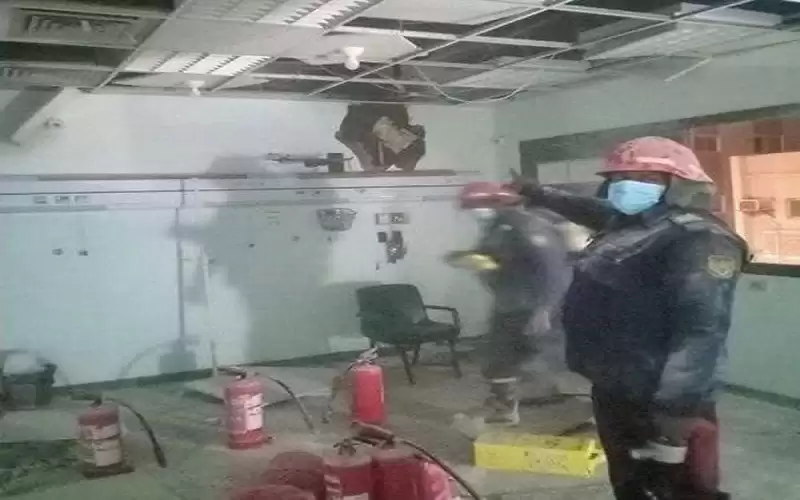 إنقاذ 17 رضيعا من حريق مستشفى