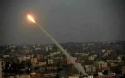 إطلاق قذيفة صاروخية من غزة بإتجاه