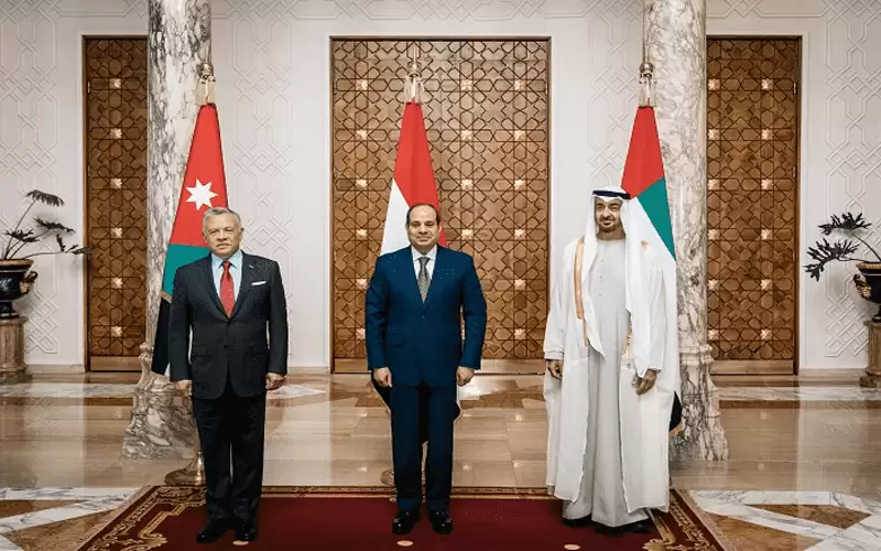 الملك يعقد لقاءا مع السيسي وبن