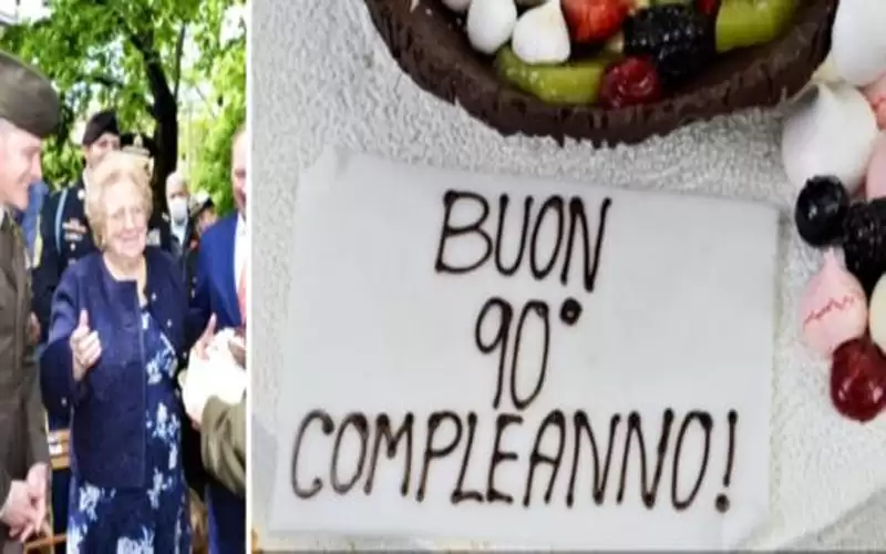 كعكة ميلاد لإيطالية تعويضا من الجيش