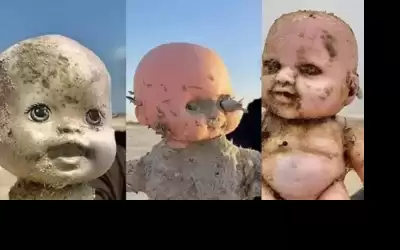 دمى مخيفة تحدث رعبا على شواطئ