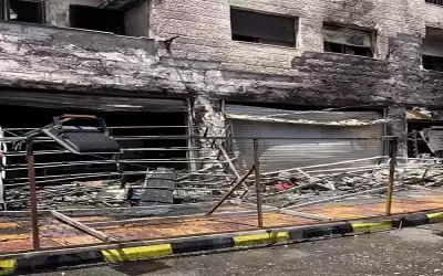 اخماد حريق مستودعات في العقبة