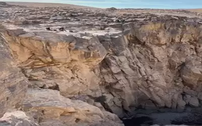 إنقاذ شخص سقط عن مقطع صخري