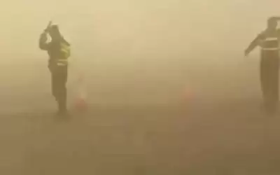 الدوريات الخارجية تحذر من انعدام الرؤية