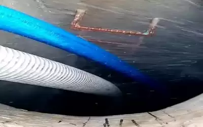 ضبط اعتداءات على خط ناقل مياه