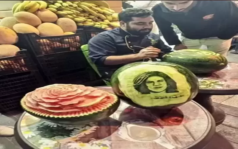 أردني يحيل الفواكه للوحات فنية.. (صور