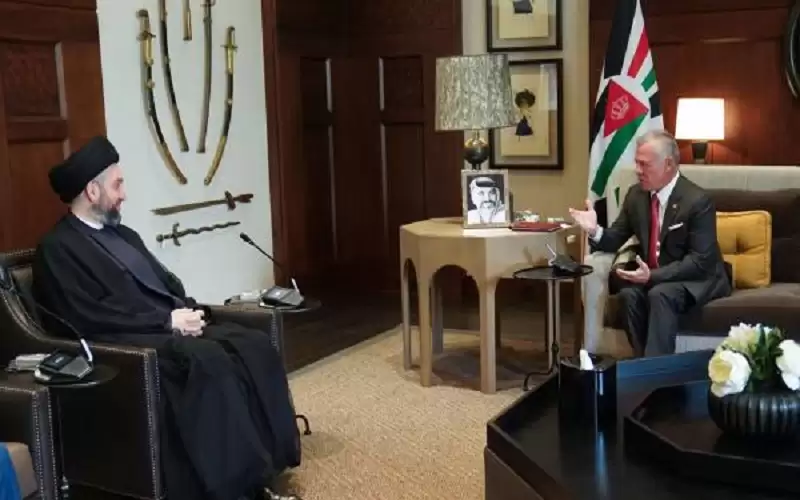 الملك يستقبل رئيس تيار الحكمة الوطني