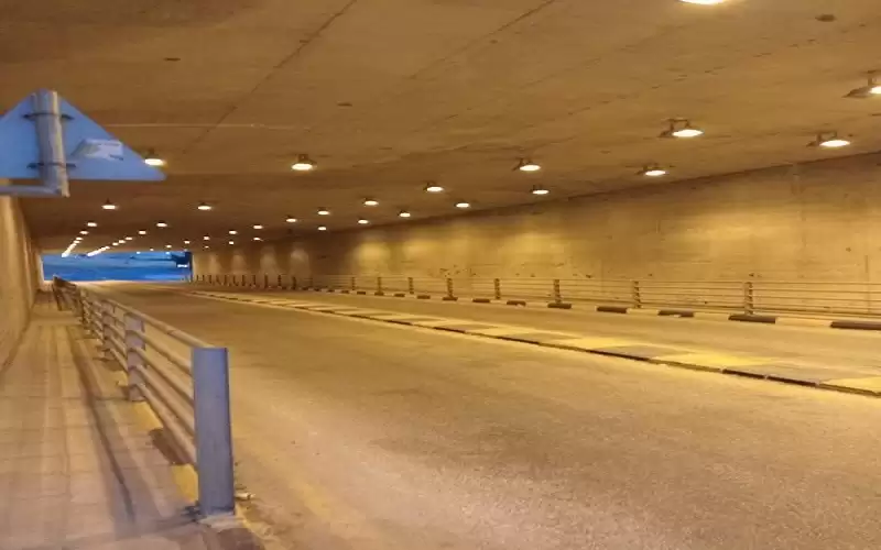 الاشغال تنير نفق منطقة هام في