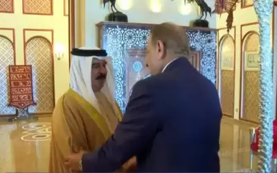 العاهل البحريني يستقبل الدغمي ضمن وفد