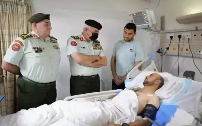 الحنيطي يعود مصابي واجب مالي