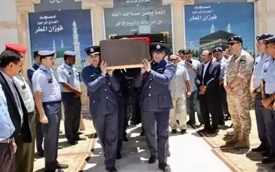 القوات المسلحة تشيع جثمان الشهيد الطيار