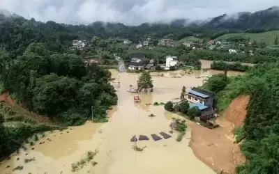 أمطار غزيرة وفيضانات تجتاح جنوبي الصين