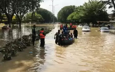 إجلاء 334 شخصا من منازلهم بسبب