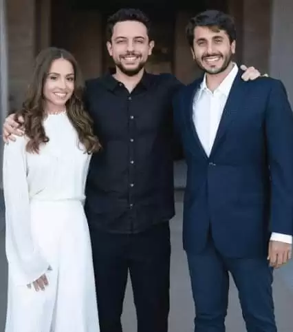 ولي العهد يبارك للاميرة ايمان