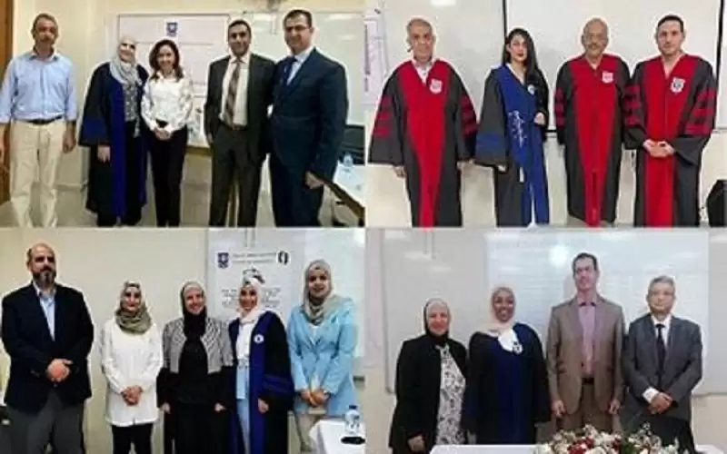 مناقشة 6 رسائل ماجستير في هندسة