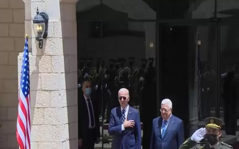 عباس يستقبل بايدن في بيت لحم