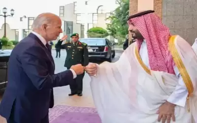 ولي العهد السعودي يجتمع بالرئيس الأميركي