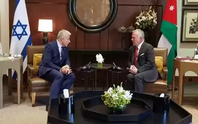 الملك يلتقي رئيس وزراء إسرائيل في