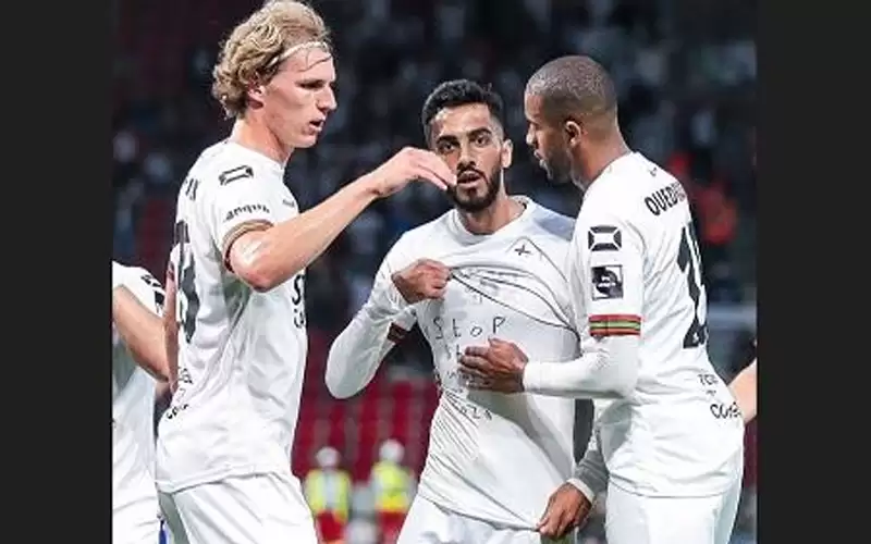 النجم الأردني التعمري يتضامن مع غزة