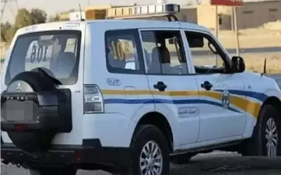 ضبط سائق باص على طريق أوتوستراد