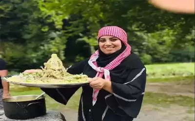 أردنية في سويسرا.. .ثلاثية المنسف والشراك
