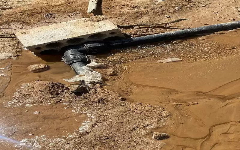 ضبط اعتداءات على خطوط مياه رئيسية