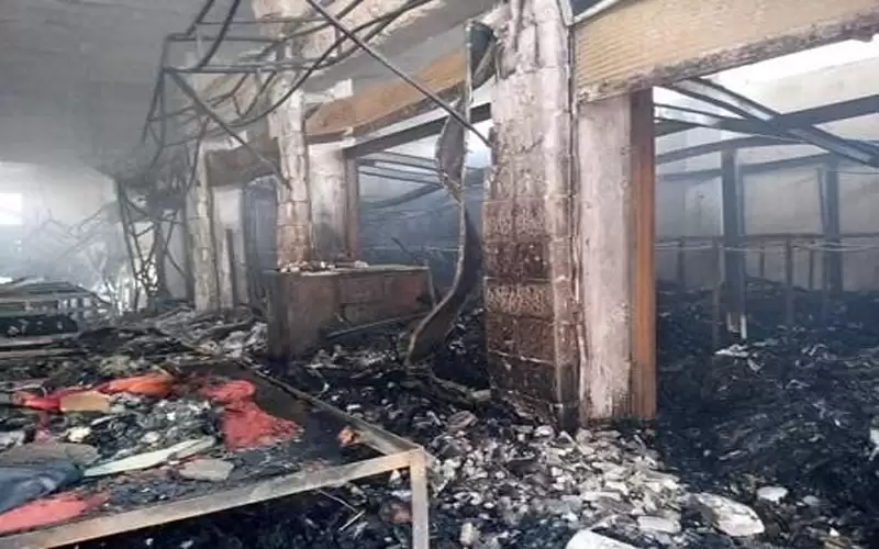 القبض على المشتبه بهم بافتعال حريق