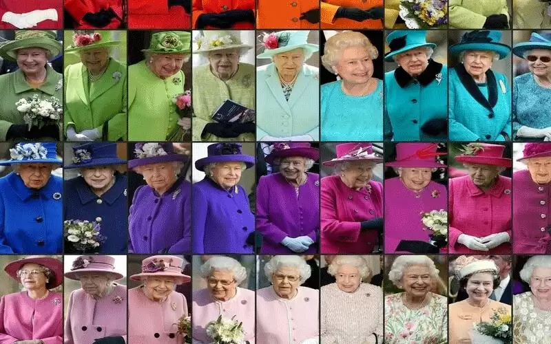 ملابس الملكة إليزابيث .. . (حديقة