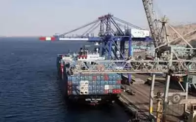 جنوح باخرة في العقبة