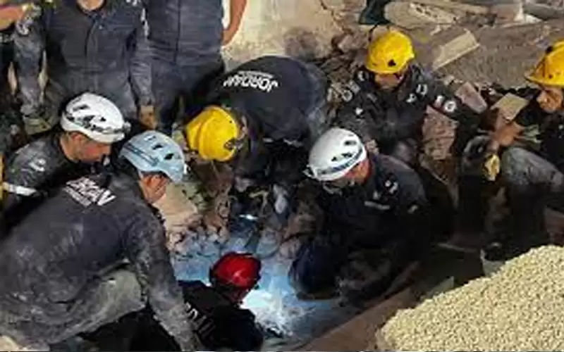 الدفاع المدني: أمكانية وجود احياء تحت