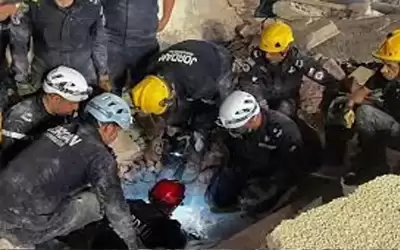 الدفاع المدني: أمكانية وجود احياء تحت