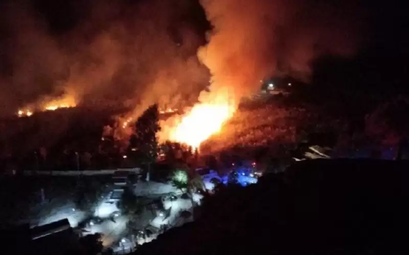 السيطرة على حريق البربيطة بمحافظة الطفيلة