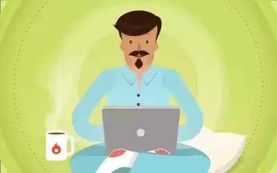 دراسة حديثة: العالم العمل من المنزل