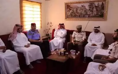السفير آل ثاني يعزي بوفاة الملازم