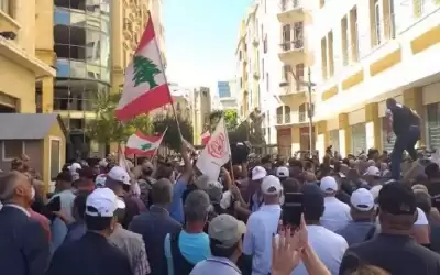 لبنان.. محتجون يحاولون اقتحام البرلمان بالقوة
