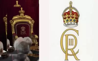 الرمز الملكي الجديد للعاهل البريطاني