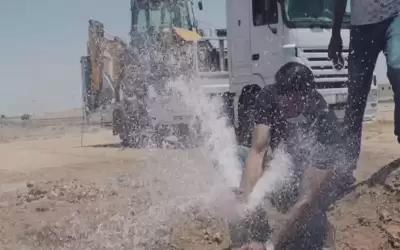 ضبط 35 اعتداء على خطوط مياه